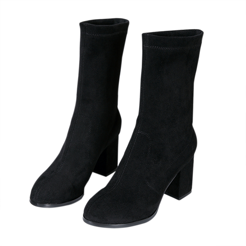 Bottes mi-saison femme      en Caoutchouc - Ref 3251502 Image 5