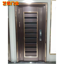  Foshan door middle door Korean door color plate 304 anti-theft door entry door Villa imitation copper door armored door anti-copper door