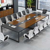 Beijing Desk Conference Table Long Table Brief Modern Easy Talks Reception Meeting Room Strip Table And Chairs Combination