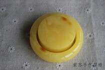 Natural non-optimized collection grade full honey chicken oil yellow 58 diameter bracelet set