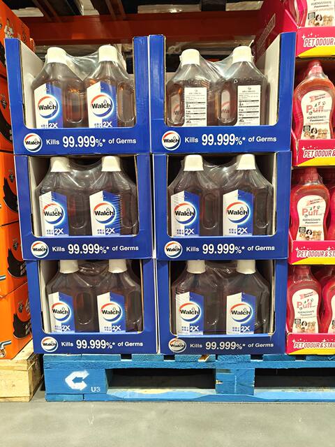 Costco Walch Concentrated Disinfectant, Clothing Sterilizer, Antibacterial Agent for Furniture and Floors, Household Use