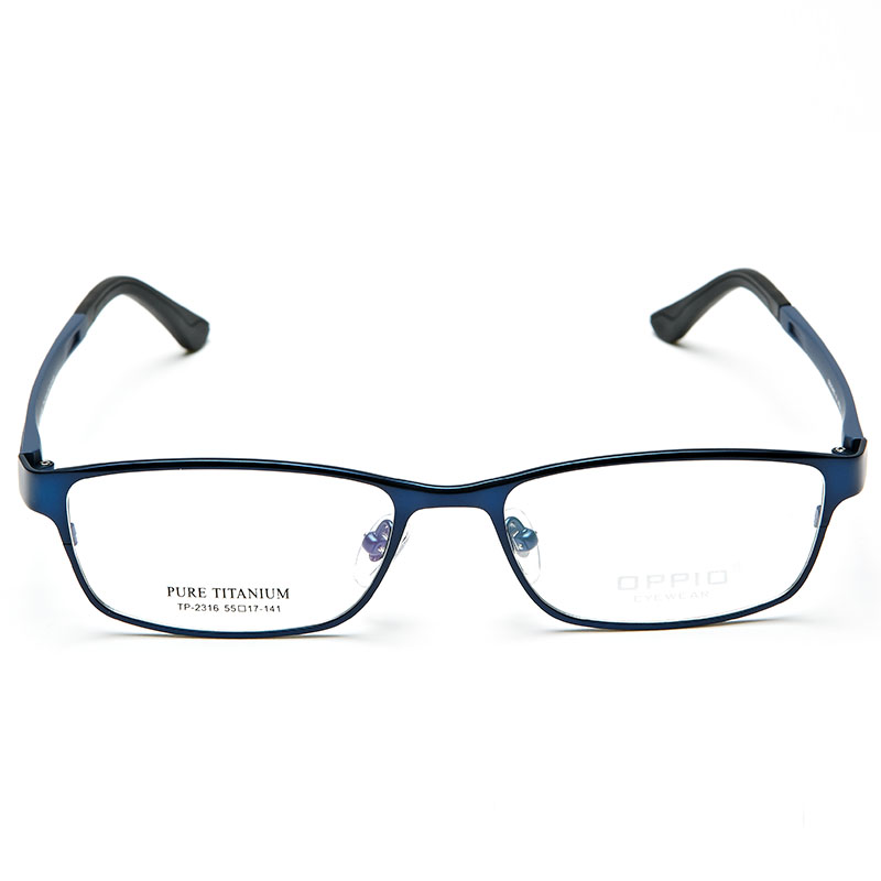 Boomers Glasses Myopia spectacle frames 2316 All-frame men's models Framed Glasses Pure Titanium Spectacle Frame Fashion Business
