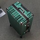 Кенгуру, акула, универсальный чемодан подходит для мужчин и женщин для школьников, поворотные колеса, 24 дюймов