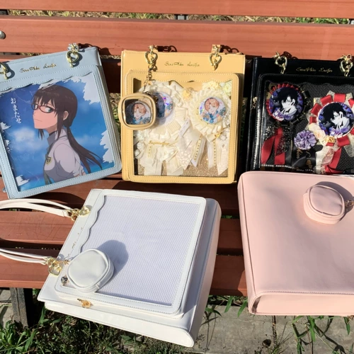Seraphim Original Bain боль в японской хирургии, окружающей двухмерную большую большую сумку для плеча на плече