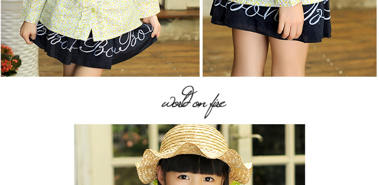 Chemise fille à manche longue en coton - Ref 2085488 Image 51