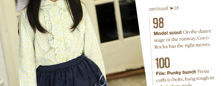 Chemise fille à manche longue en coton - Ref 2085488 Image 48