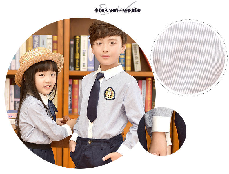 Форма, рубашка, демисезонный детский лонгслив для мальчиков для детского сада для школьников и студентов 