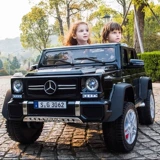 Mercedes Benz, полноприводный электрический электромобиль с сидением, большой внедорожник на четырех колесах для двоих, дистанционное управление