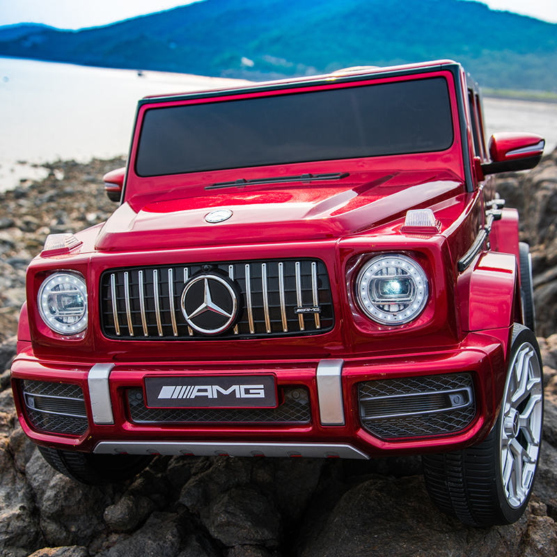 Mercedes big g children's electric car four-wheel remote control car 4WD off-road battery children's toy car can sit people