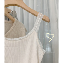 Spot] Girl wants to hoard Missqiuqiu autumn home homemade lace knitted cotton thread small sling female