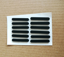 High quality environmental protection Oval silicone pad non-slip odorless rubber cushion 3m silicone foot pad width 3mm