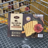 Крекеры Sam's Snacks с содовой и ветчиной с черным трюфелем, сухие 1,16кг, со вкусом киноа и семян чиа, пышные и хрустящие