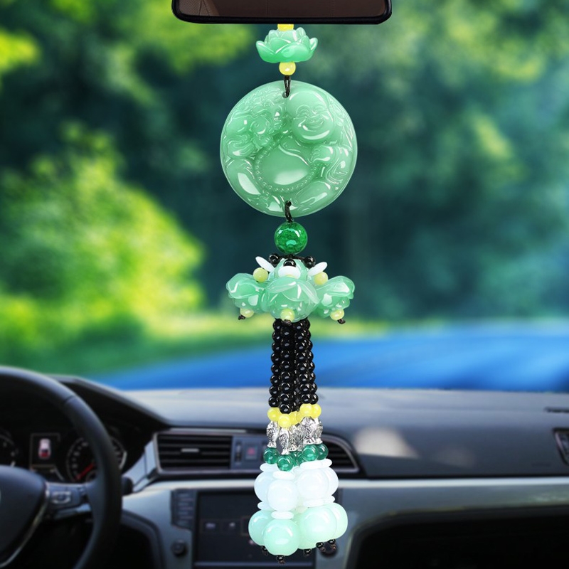 Lucky Pixiu car pendant men's car rearview mirror high-end car pendant in and out safe and secure