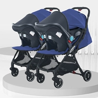 Роскошная синяя тележка, черная корзина, автоматический набор для близнецов, делюкс издание