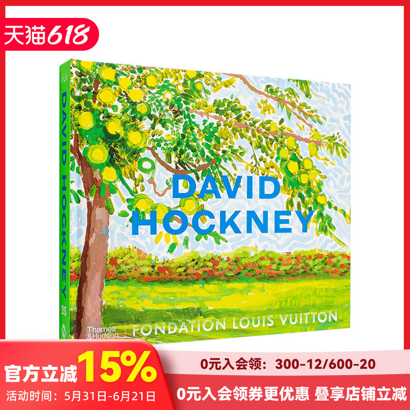 [in Stock] David Hockney Art Center of the Louis Vuitton Foundation in Paris Exhibition Catalog David Hockney Original English Art Catalog