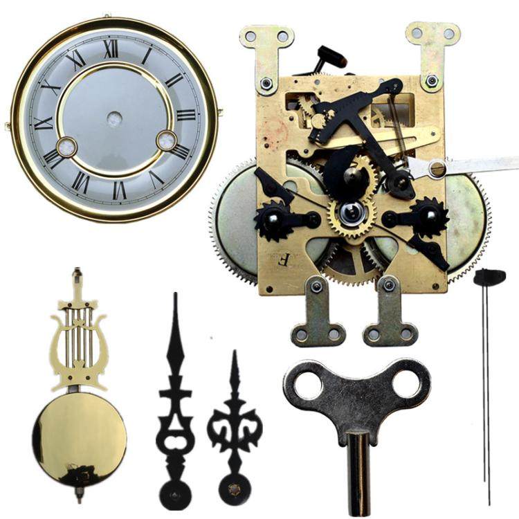 Old-Fashioned Clock Movement Assembly DIY Accessories Retro Mechanical Wall Clock Home Standing Clock Floor Clock Repair Parts