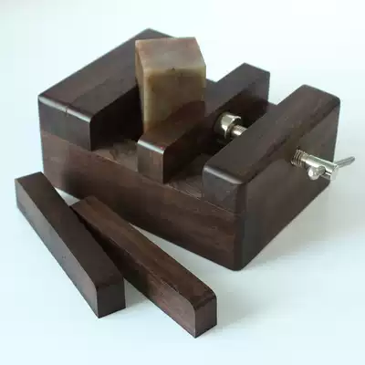 National Ebony printing bed Beech printing bed mahogany printing bed seal engraving stamp engraving fixture