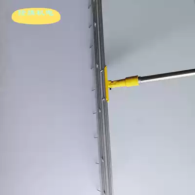 Color sand sand sand floor cloth mortar paver cement self-leveling ruler scraper tooth rake vertical push trowel