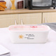 hộp cơm điện bear dfh – s2123 Picnic trái cây salad với nhân viên văn phòng với nắp hộp ăn trưa bằng gốm tấm lưới bát sứ lò vi sóng hình chữ nhật - Hộp cơm điện sưởi ấm ủ cơm cắm điện