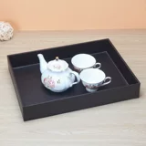 Лиран крокодиловый рисунок кожаный поднос для хранения лоток для фруктов пластинка коробка деревянная прямоугольная европейская творческая дом