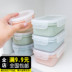 hộp thức ăn giữ nhiệt Tủ lạnh tròn nhỏ giòn hộp nhỏ ăn trưa nhà bếp hộp cơm trưa hộp nhựa lưu trữ hình chữ nhật hộp kín - Hộp cơm điện sưởi ấm ộp cơm giữ nhiệt inox 304 Hộp cơm điện sưởi ấm