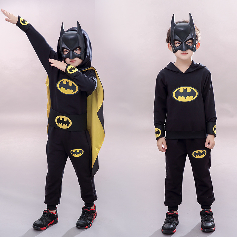 Children's Batman Cosplay Christmas Batman Justice League Masquerade Party Halloween Costume