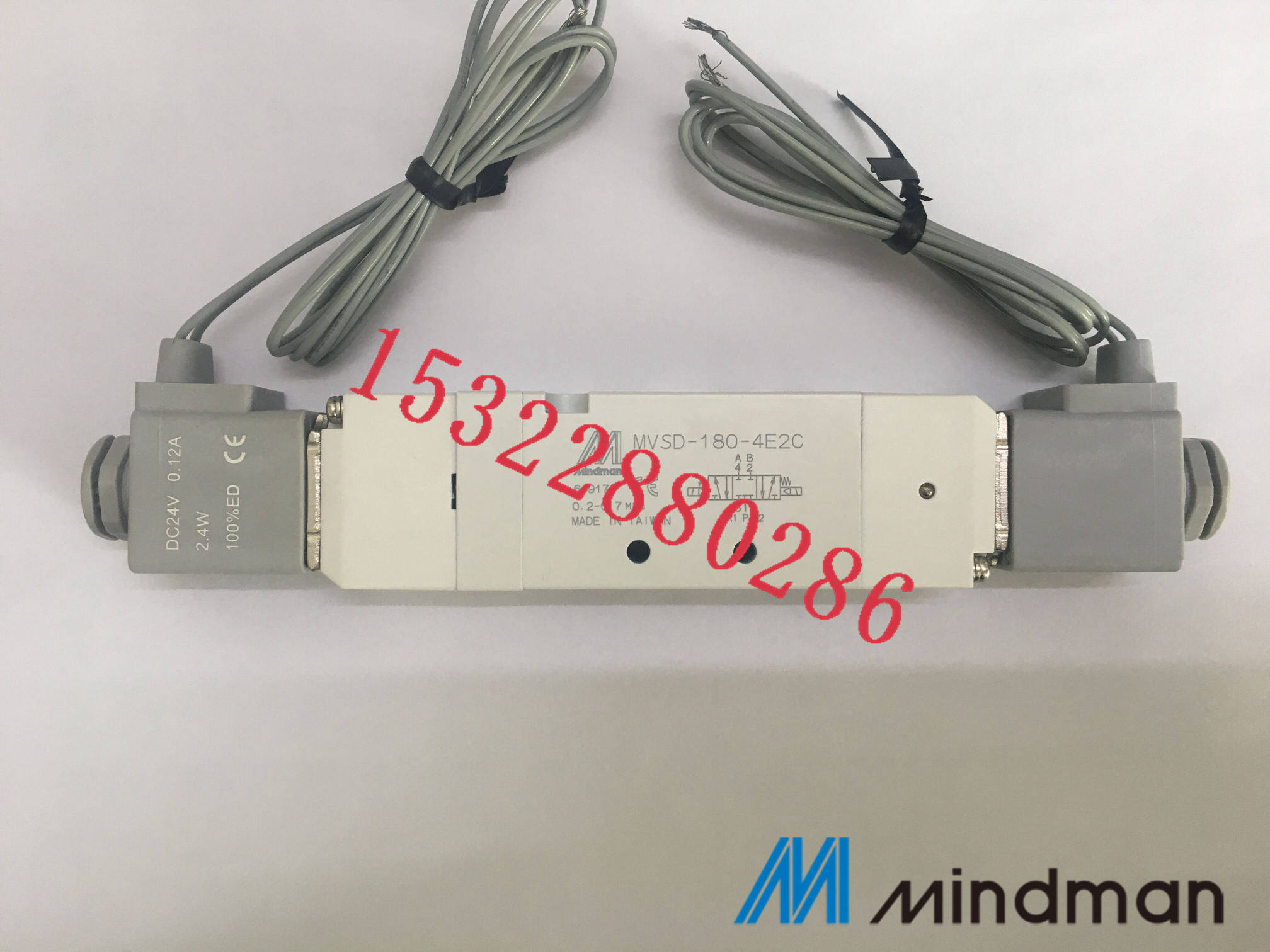 电磁阀MVSD-180-4E2C-DC24V-W台湾金器Mindman全新原装现货供应