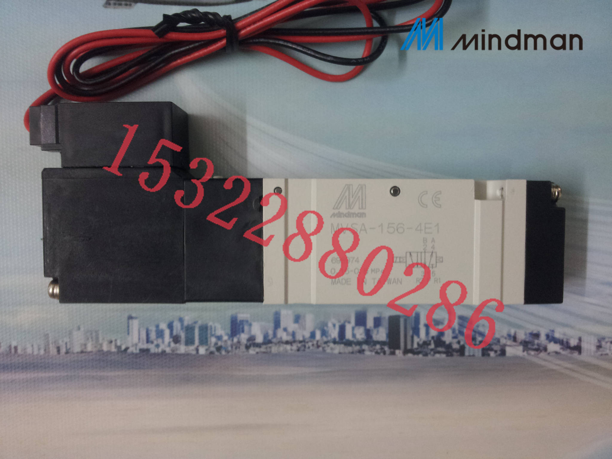 电磁阀MVSA-156-4E1-DC24V-L台湾金器Mindman全新原装现货供应