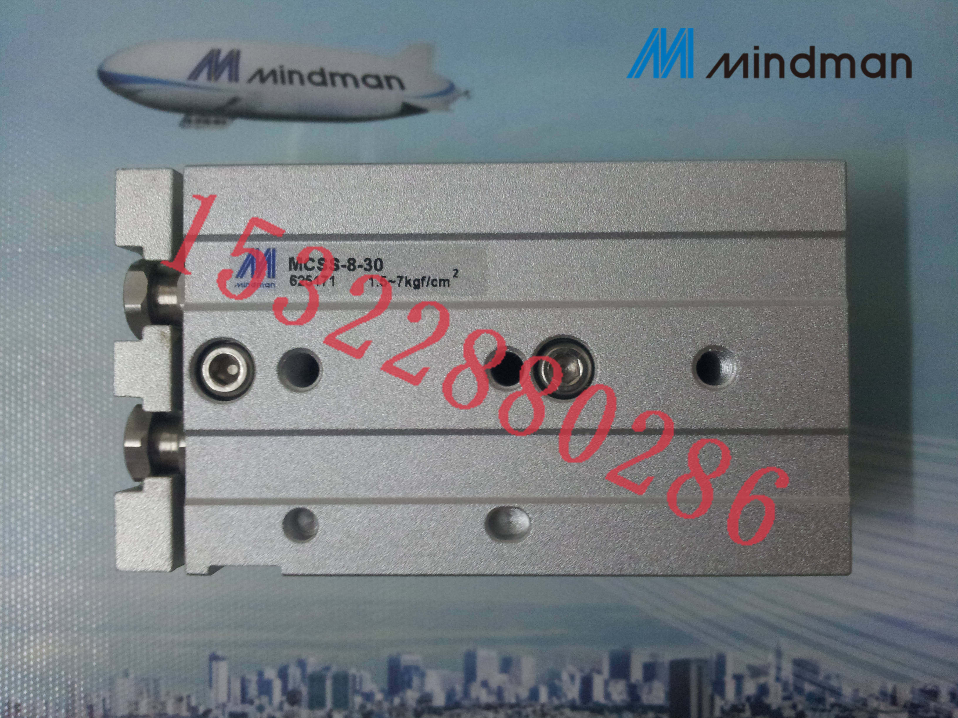 滑台气压缸MCSS-8-30台湾金器Mindman全新原装现货特价供应