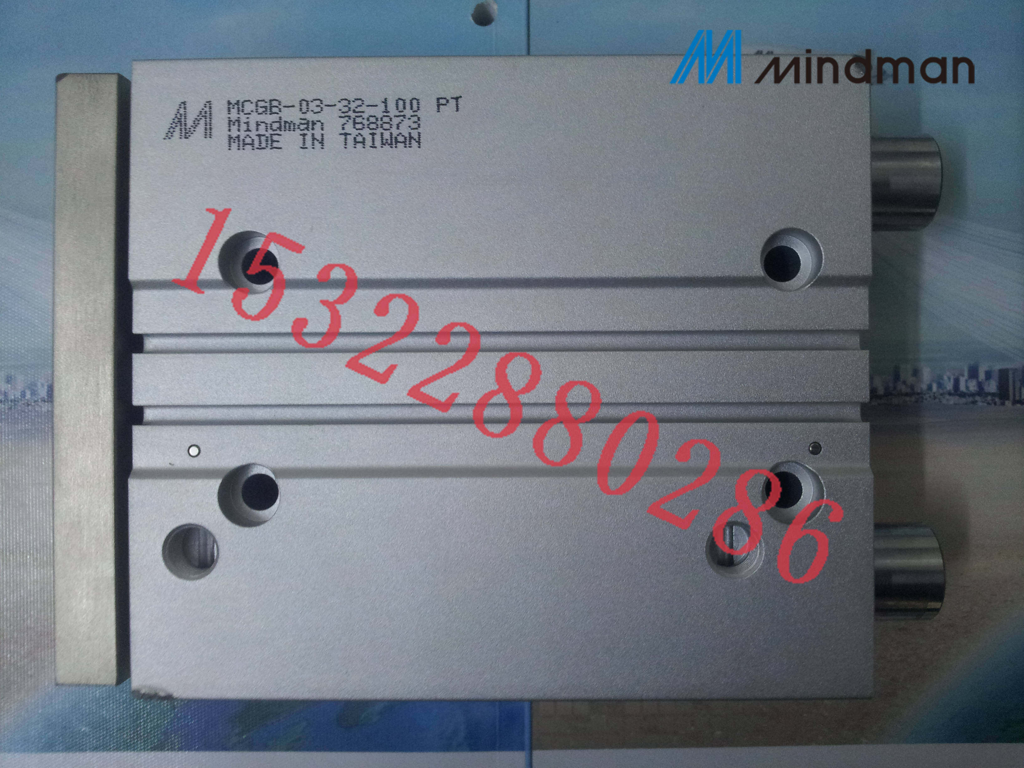 导杆气压缸MCGB-03-32-100-PT台湾金器Mindman全新原装特价供应