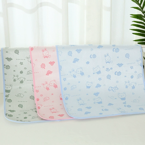 Охлаждающий детский коврик, детская большая водонепроницаемая кровать, дышащий матрас для новорожденных, можно стирать