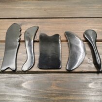 100% pure natural handmade horn scraping board various shapes buffalo horn body facial scraping board