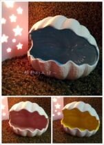 (Tong Tong) Large hamster nest bear nest ceramic nest shell porcelain nest Mediterranean style summer cool nest