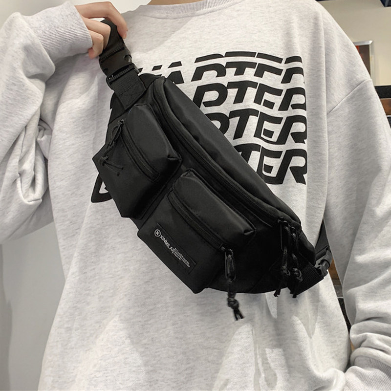 Skew Satchel Male Tide Card Boys Small Satchel Summer New Sports Chest Bag Men's Bags Bag single shoulder bag Shoulder Bag