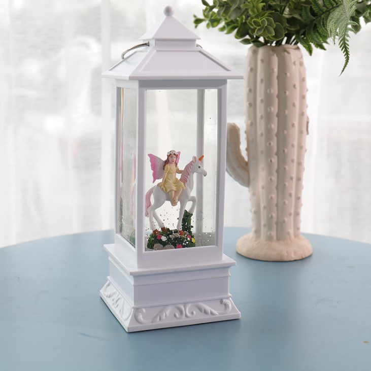 Shake-in-style Snowflake Water Crystal Balls Ancient Rice Night Light Romantic Full House Mati Lights one thousand Shang windproof Lights Zhou Youreen