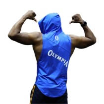 OLYMPIA Horse Chia Loose Breathable Boxing Fitness Sports Cotton Basketball Running Training Suit Outside Wearing and No sleeves