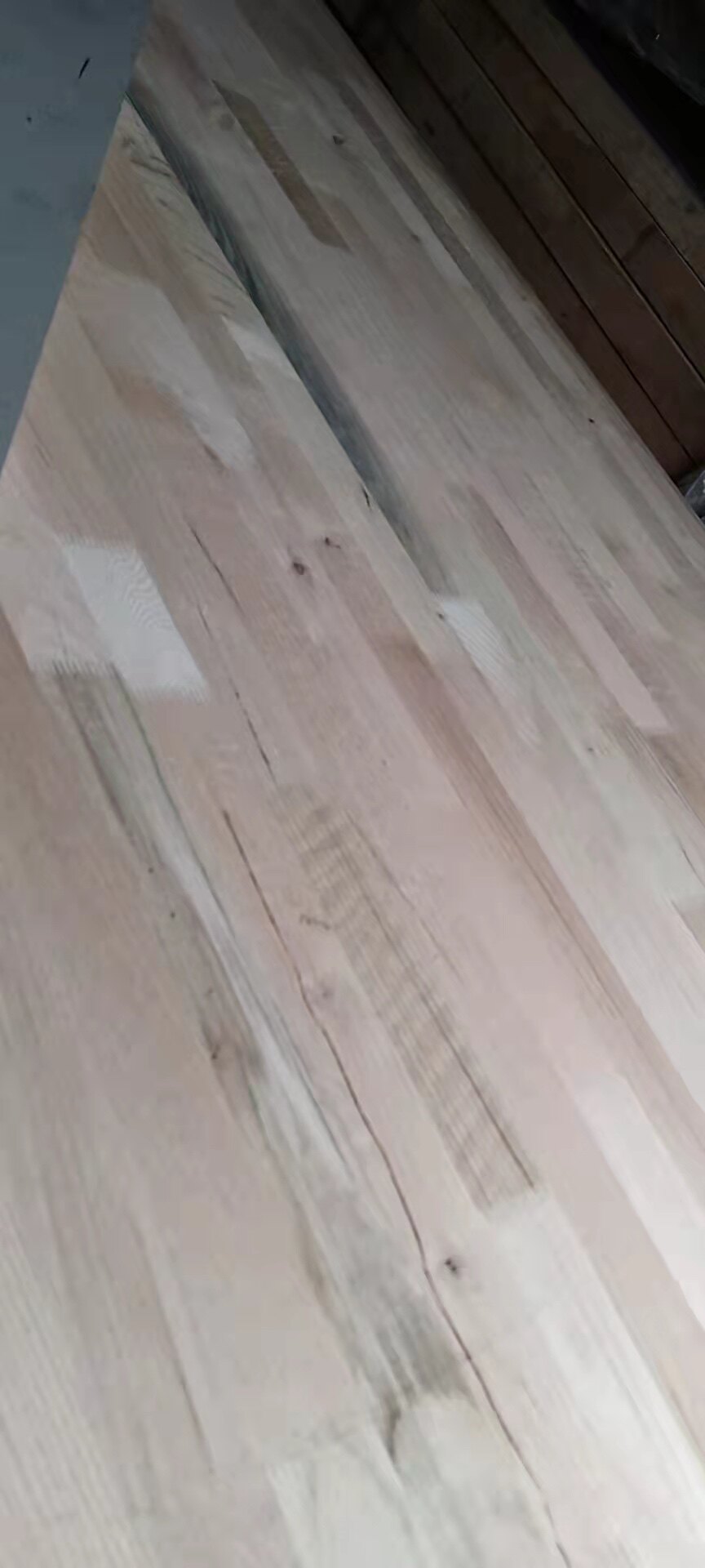 Handling of a batch of North American red oak wood Ming teeth fingerboard BC Class Home Furniture Woodwork Board Integrated board integral cupboard underfloor