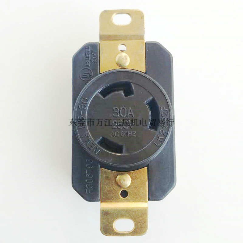 Hot selling Taiwan Lungguang LKEW original new LK2332F US standard UL certified dark installed anti-loose socket full