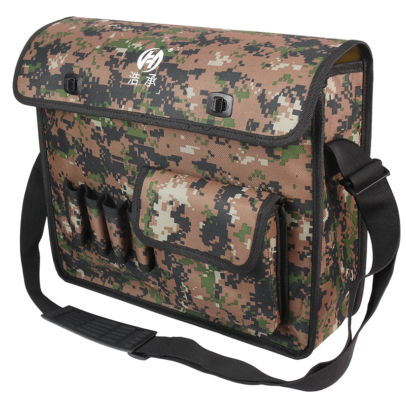 Shoulder bag thickened Oxford electrical tool bag large multi-function canvas wear-resistant small satchel portable repair installation