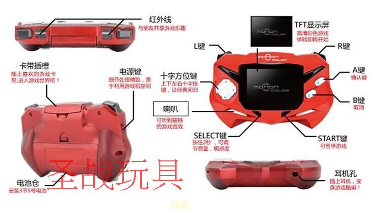 Giấc mơ Rồng Trò Chơi Thẻ Máy Máy Trò Chơi Máy Chơi Game Cầm Tay Sail Số Locke Kingdom Màu Cầm Tay Máy đồ chơi điện tử cầm tay