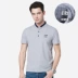 Lạc đà / Lạc đà ngắn tay nam mùa hè Ve áo POLO Áo thêu Kinh doanh Casual Áo thun ngắn tay nam - Áo phông ngắn áo thun nam có cổ Áo phông ngắn