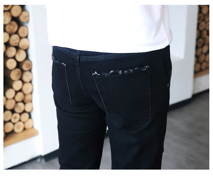 Mùa thu mỏng phần chín quần jeans nam phiên bản Hàn Quốc của giới trẻ tự tu luyện căng chân quần thủy triều quần nam quần âu