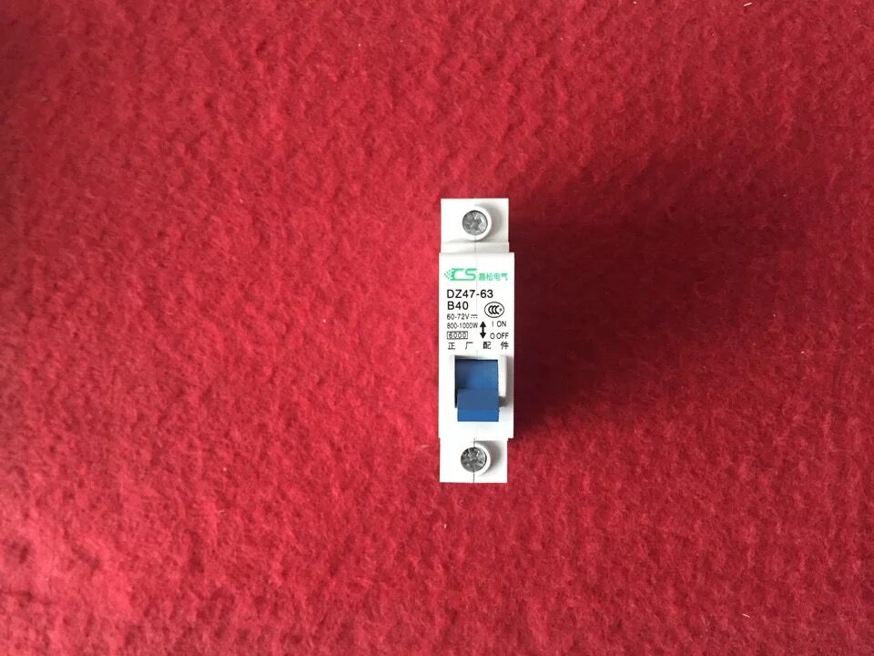 As the high-voltage DC circuit breaker DZ47-63 1P C1A-63A air switch 6kA DC12-100V