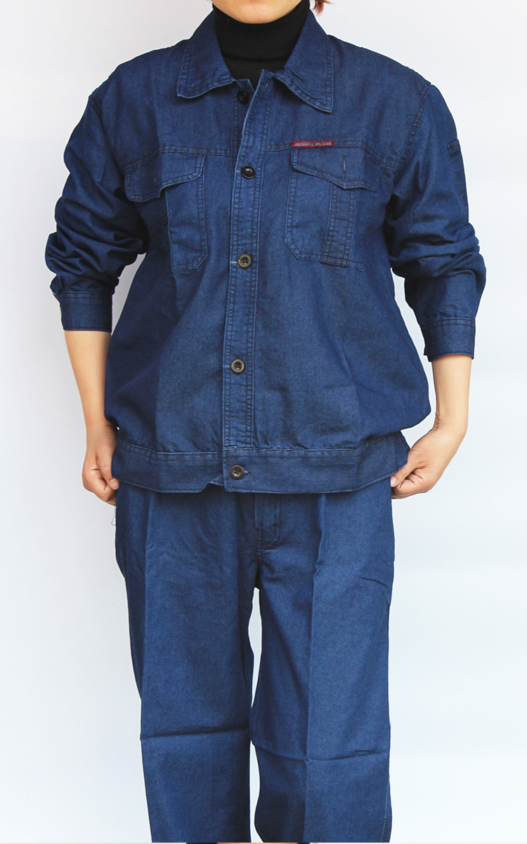 Mùa hè yếm dài tay overalls dụng cụ nam denim phần mỏng denim lao động dịch vụ bảo hiểm mùa hè