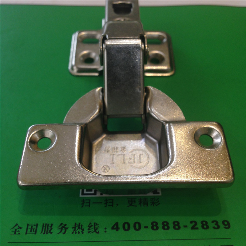 Gold filigree 40 cup four holes hinge straight arm midway large bend door hinge 40 cup full cover hinge overall cabinet hardware