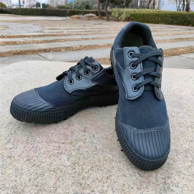 3517 Low Top Canvas Shoes Men's Black Sports Shoes Non-slip Deodorant Breathable Labor Insurance Work Shoes Outdoor Liberation Shoes