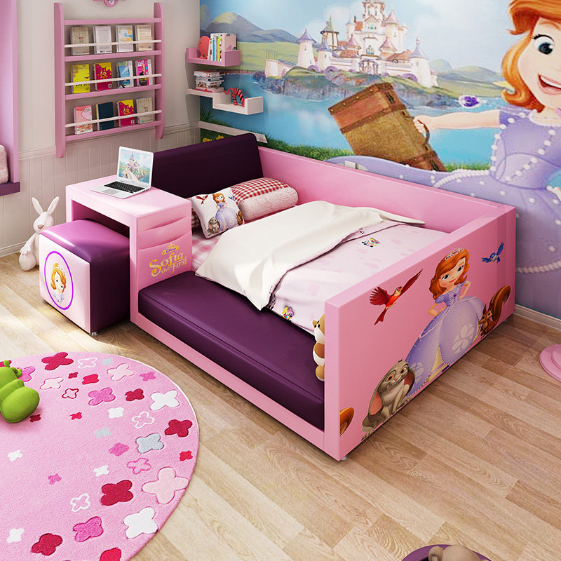 princess pink bed