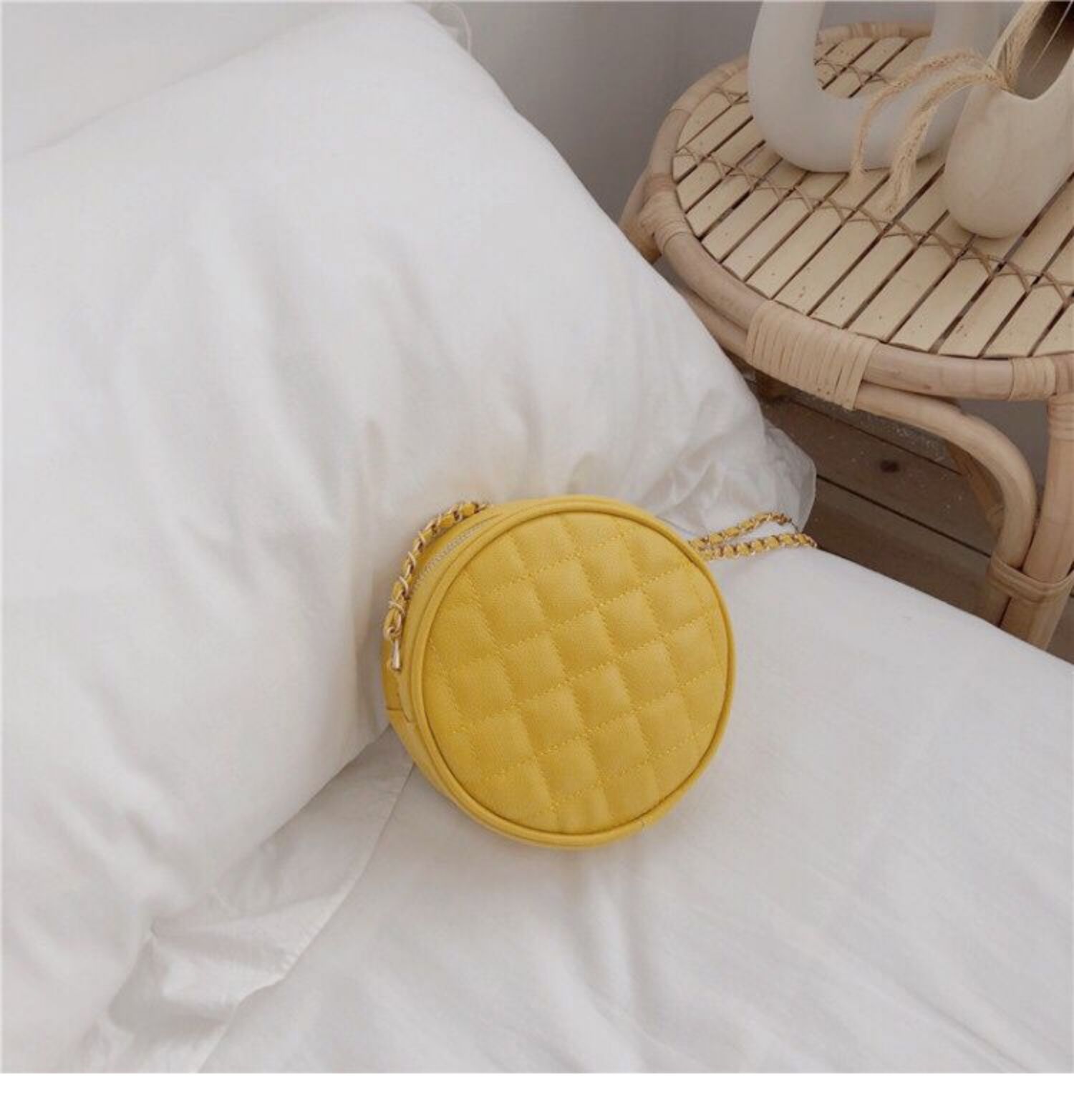 Mini chuỗi hình thoi nhỏ túi tròn Hàn Quốc mùa xuân và mùa hè mới dễ thương tròn nhỏ túi nhỏ đeo chéo chéo đỏ túi nữ - Túi xách nữ túi gucci chính hãng