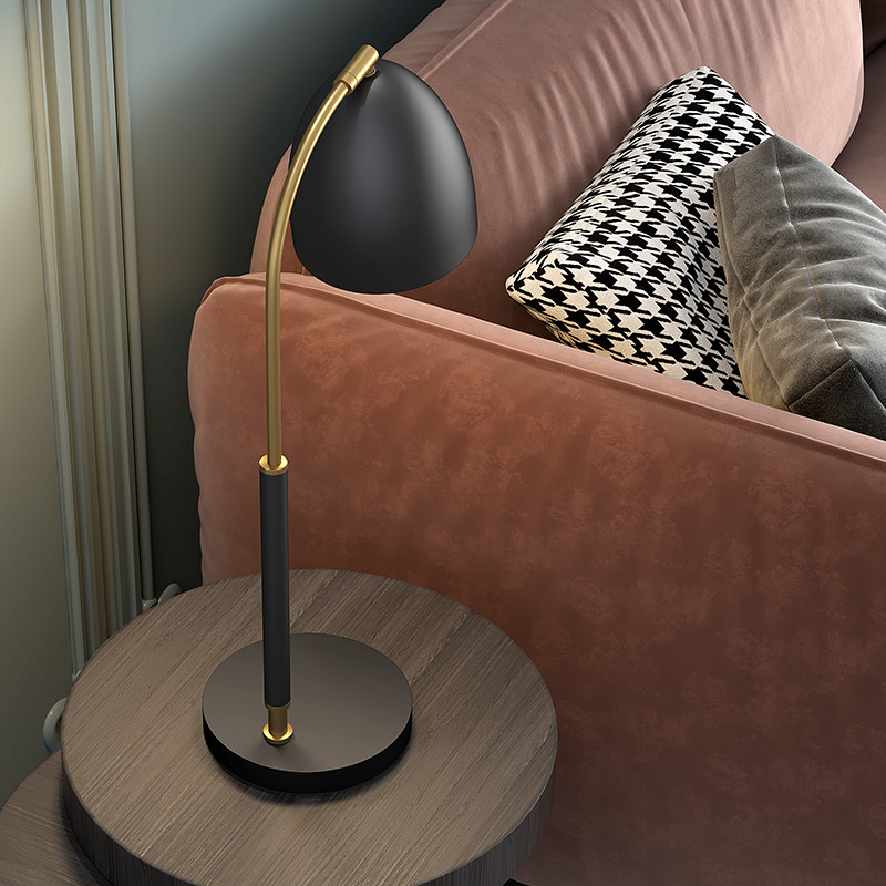 Nordic Table Lamp Bedroom bed head lamp minimalist Hyundai ins Wind net red Living room light extravagant minimalist Home Decorative Lamps