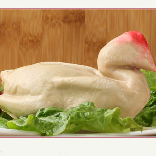 Budista vegetariano puro Verde Xiangyuan Wangcai pollo vegetariano pollo entero carne de imitación pollo vegetariano verduras vegetarianas carne vegetariana a pescado de imitación productos de soja